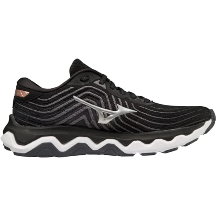Mizuno Wave Horizon 6 Laufschuhe Damen, MIZUNO ENERZY Dämpfung, Smooth Stretch Woven, Farbe Black – Bild 3