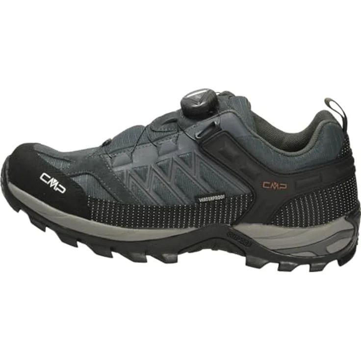 CMP RIGEL LOW FITGO WP Herren Trekkingschuhe, wasserdicht mit Fitgo-Verschlusssystem, Größe 41 – Bild 2