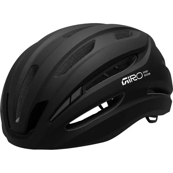 Giro Isode II, leichter Fahrradhelm mit effizienter Belüftung, Schwarz, One Size