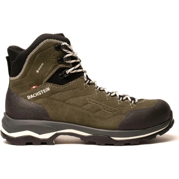 DACHSTEIN Sarstein Gtx Wanderschuhe Herren, grün, Mid-Cut, GORE-TEX Membran, Vibram Serpent-Sohle, 46