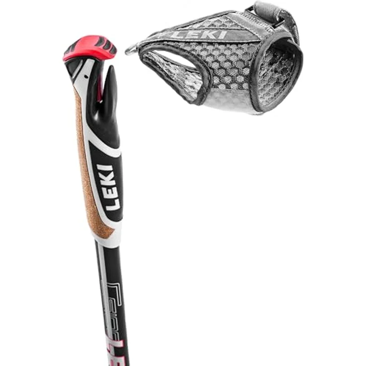 Leki Wanderstöcke, 110 cm mit Trigger Shark Schlaufe, Kork-Griffen und 100% Carbon Composite Rohren – Bild 3
