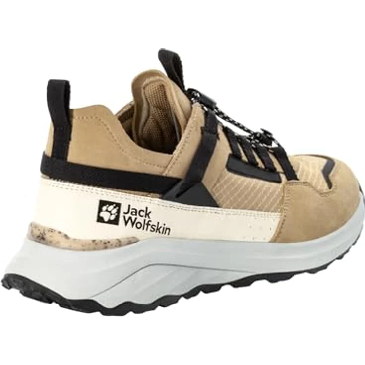 Jack Wolfskin Dromoventure Athletic Low M, Herren Wanderschuhe mit dämpfender EVA-Zwischensohle, Beige – Bild 5