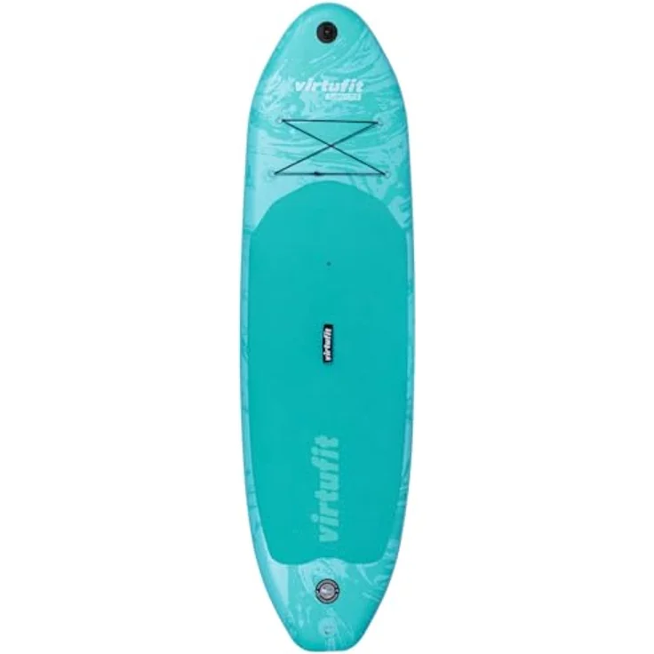VirtuFit Surfer 305, Aufblasbares Stand Up Paddle Board in Türkis inkl. Windsurf-Set, 305 cm, 2 m² Segel, 180 kg Traglast – Bild 8