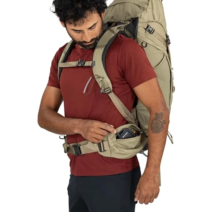 Osprey Kestrel 48 Trekkingrucksack, S-M, 79 cm, 100% Nylon, ideale Wanderlösung – Bild 10