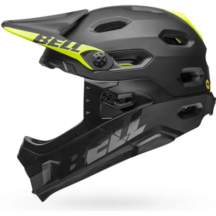 Bell Super DH Mips Fahrradhelm - Mattschwarz/Gelb 52 - 56 cm – Bild 4