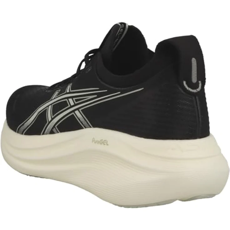 ASICS Performance Gel-Nimbus 27, Herren Laufschuhe mit Gel-Technologie und FlyteFoam-Dämpfung, Schwarz, Größe 44 – Bild 6