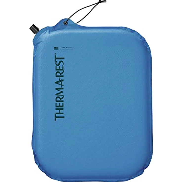 Therm-a-Rest Lite Seat Ultraleichtes aufblasbares Sitzkissen, Blau, 33 x 40 cm, selbstaufblasend, kompakt und isoliert – Bild 1
