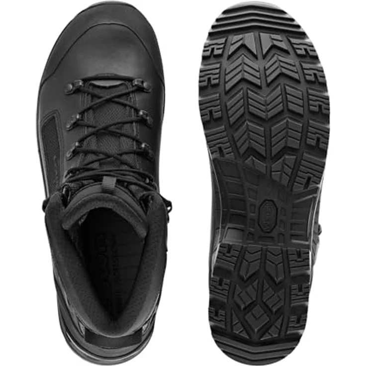 Lowa BREACHER GTX MID, knöchelhohe Einsatzstiefel in Schwarz, wasserdicht mit GORE-TEX-Membran und Vibram-Sohle, Größe 47 – Bild 6