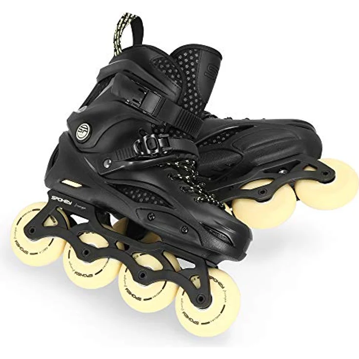 Spokey FREESPO, Inline Skates mit CNC-gefräster Aluminiumschiene, 80 x 24 mm Rollen, Größe 42-43 – Bild 2