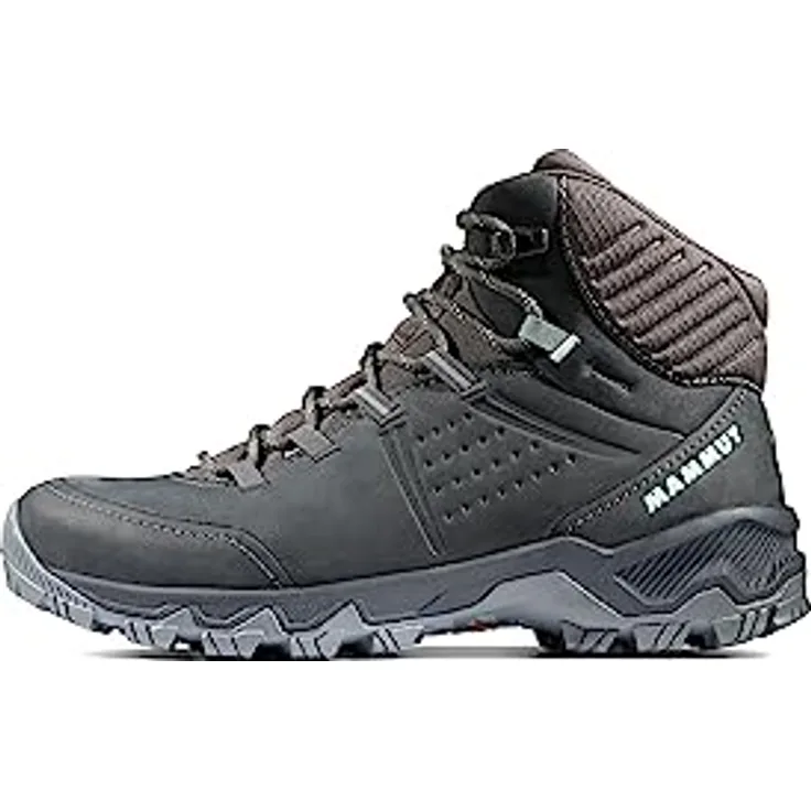 Mammut Nova Mid IV GTX, wasserdichter All-Terrain Wanderschuh aus Nubukleder mit Vibram® Sohle, dunkelgrau/jadegrün