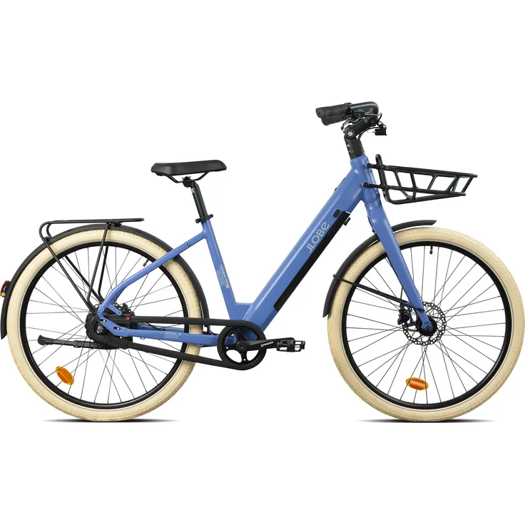 LLobe CityVenture E-Bike Ontario RM 27,5", 250W Bafang Motor, 13Ah Akku, automatische 2-Gang-Schaltung, hydraulische Scheibenbremsen