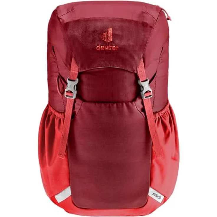deuter Junior Kinderrucksack (18 L), Wanderrucksack mit Airstripes-Rückensystem, reflektierenden Elementen und Reißverschluss-Deckelfach, blau – Bild 2