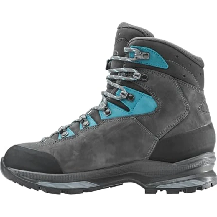 LOWA MAURIA EVO GTX Ws, Wanderschuhe mit GORE-TEX®-Futter, Vibram®-Laufsohle, anthrazit/türkis, Größe 40 – Bild 2