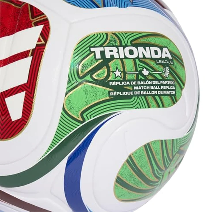 adidas FIFA World Cup 26 Trionda League Ball, Unisex-Fußball in Weiß, Größe 38 EU – Bild 3