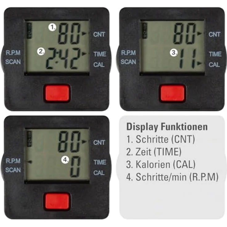 Sport-Tec Arm- und Beintrainer move 3.0, klappbarer Mini Heimtrainer mit Display und stufenlosem Widerstand – Bild 4