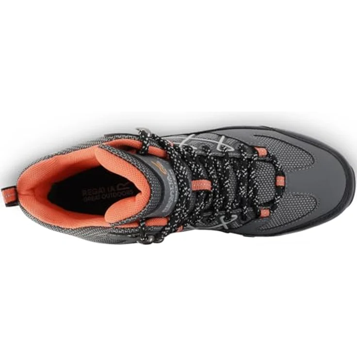 Regatta Samaris III, Damen Wanderschuhe, Größe 39, Orange/Grau – Bild 4