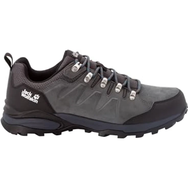 Jack Wolfskin Refugio Texapore Low M, Herren Wanderschuhe, wasserdicht, grau, Größe 47.5 – Bild 1