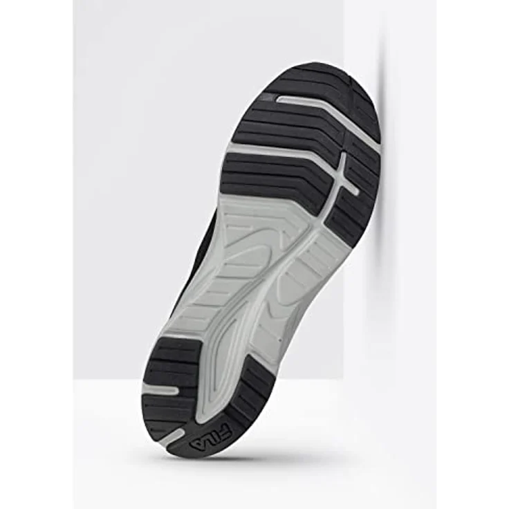FILA Laufschuh Beryllium, atmungsaktives 3D-Mesh-Obermaterial, gepolsterter Einstieg, CMEVA Zwischensohle für Dämpfung, Schwarz – Bild 8