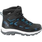 Jack Wolfskin VOJO TEXAPORE MID K, wasserdichter Wanderschuh mit TEXAPORE-Membran und hohem Schaft, schwarz