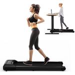 COSTWAY Laufband Walking Pad, Jogging Pad, 1-6 km/h, Schwarz - Preisvergleich