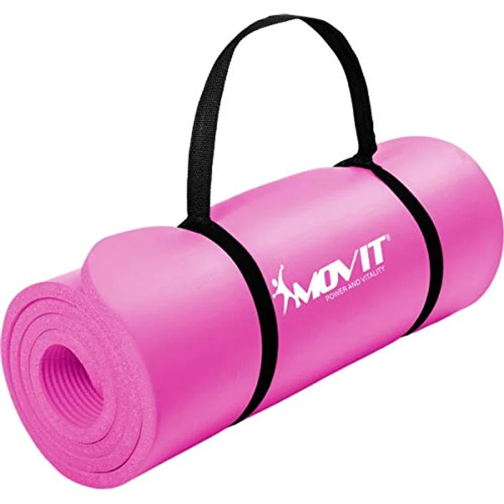 MOVIT® Gymnastikmatte – 10/15 mm, rutschfest, 3 Größen & 12 Farben, mit Tragegurt – Bild 1