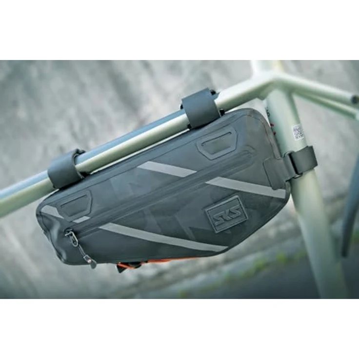 SKS Velotasche Rahmentasche, 2.70 l, wasserabweisend mit reflektierenden Elementen und Packschlaufe – Bild 6