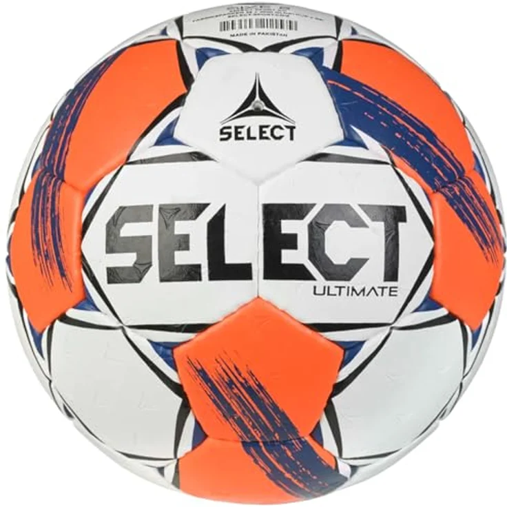 Select Ultimate EHF European League v25 Gr. 3, Handball, handgenäht, EHF-approved, hervorragende Griffigkeit, natürliche Latexblase – Bild 2