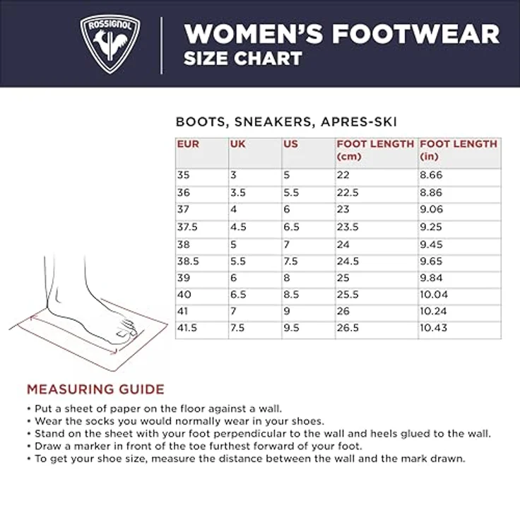 Rossignol W Rossi Podium, Winterstiefel für Damen, wasserdicht, atmungsaktiv, Weiß Schwarz, Größe 39 – Bild 3