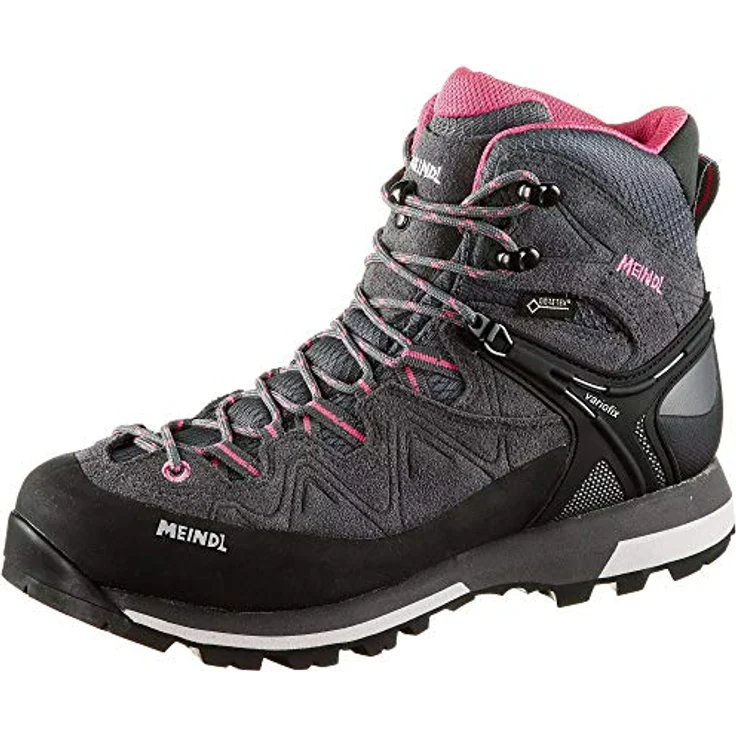 Meindl Tonale Lady GTX, Wanderschuh mit Vibram Gummiprofilsohle, hellgrau, Größe 41.5 – Bild 1