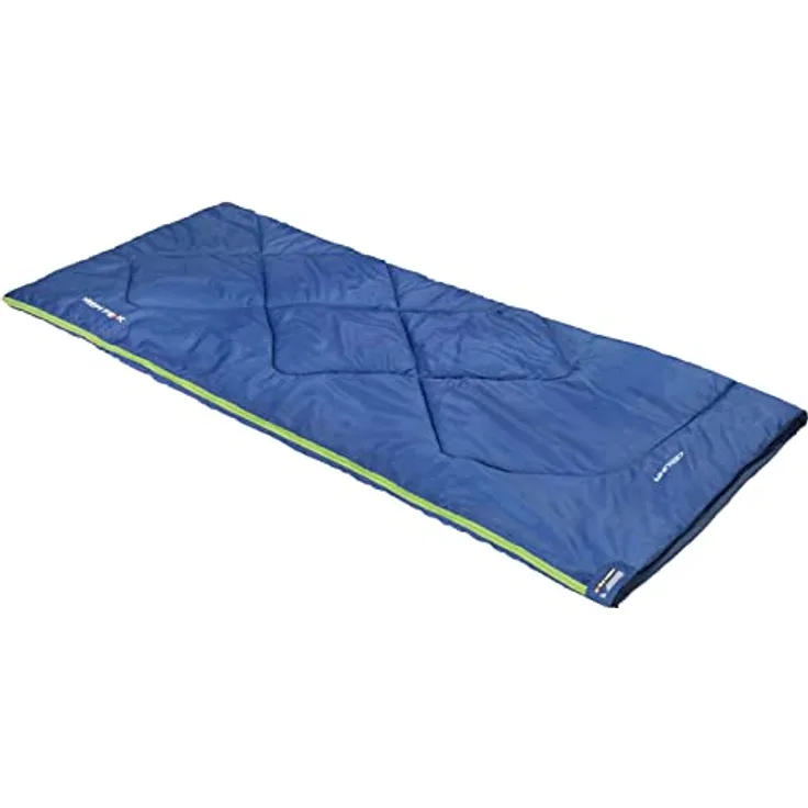 High Peak Deckenschlafsack Ceduna Sommer Trekking Schlafsack XL 2 m Leicht 1,4kg, Blau
