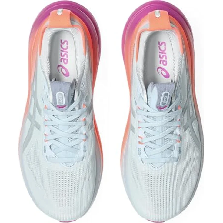 Asics Gel-Nimbus 28, Laufschuhe mit maximaler Dämpfung und sicherem Grip, sky/digital sakura, Größe: 8 – Bild 3