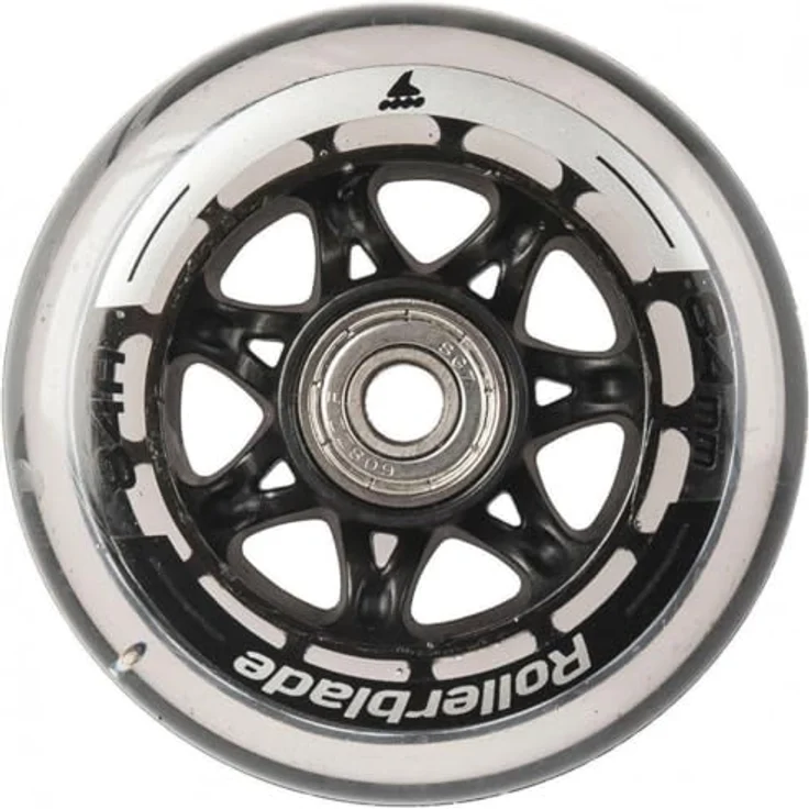 Rollerblade Wheelkit 84Mm/84A, langlebige Rollen mit SG7 Kugellager und 8mm Spacers für optimale Kontrolle und Geschwindigkeit – Bild 2