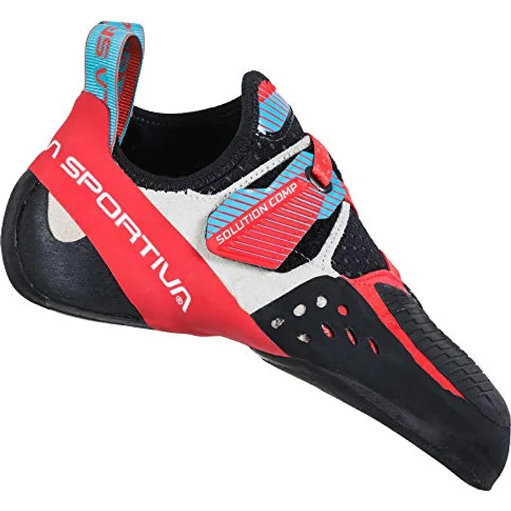 La Sportiva Solution Comp Kletterschuhe, Damen, Rosa, Größe 33, ideal für Bergaktivitäten