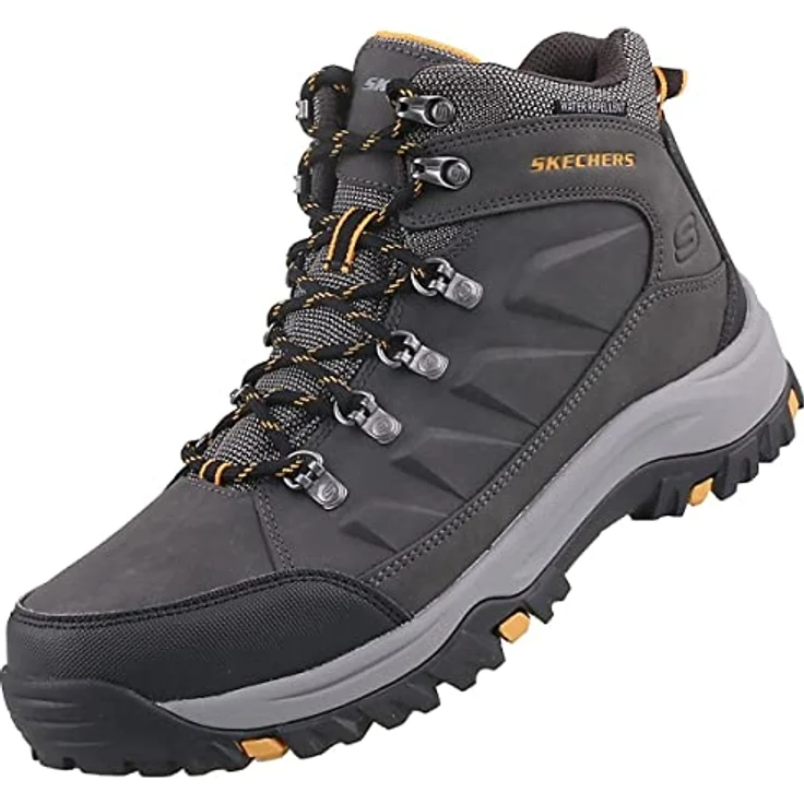 Skechers RELMENT, Outdoorschuh mit wasserabweisender Membrane und Relaxed Fit® Dämpfungstechnologie, schwarz – Bild 2