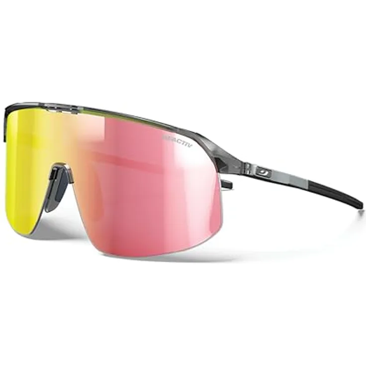 Julbo Density Unisex Skibrillen, Panorama-Sicht mit großen Linsen, grau, Größe L