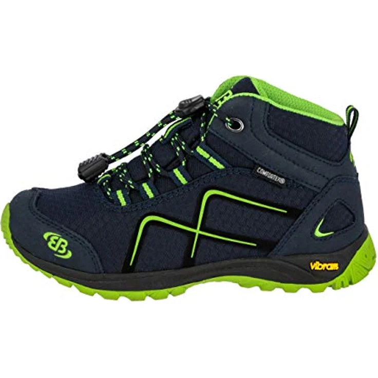Brütting Jungen Wanderschuhe Stiefel (28) aus Synthetik, blau, normale Weite, flacher Absatz 1 cm, Schnürverschluss – Bild 2