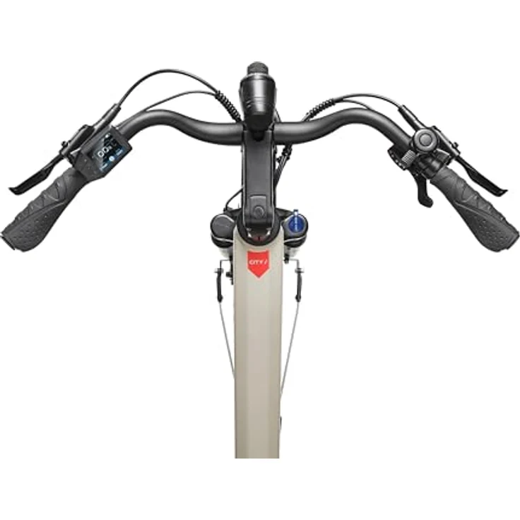 TELEFUNKEN E-Bike Damen 28 Zoll, Elektrofahrrad Mittelmotor, 10-Gang Shimano Kettenschaltung, Hydr. Scheibenbremsen - Pedelec Citybike, RC680 Multitalent, Silber - Preisvergleich – Bild 3