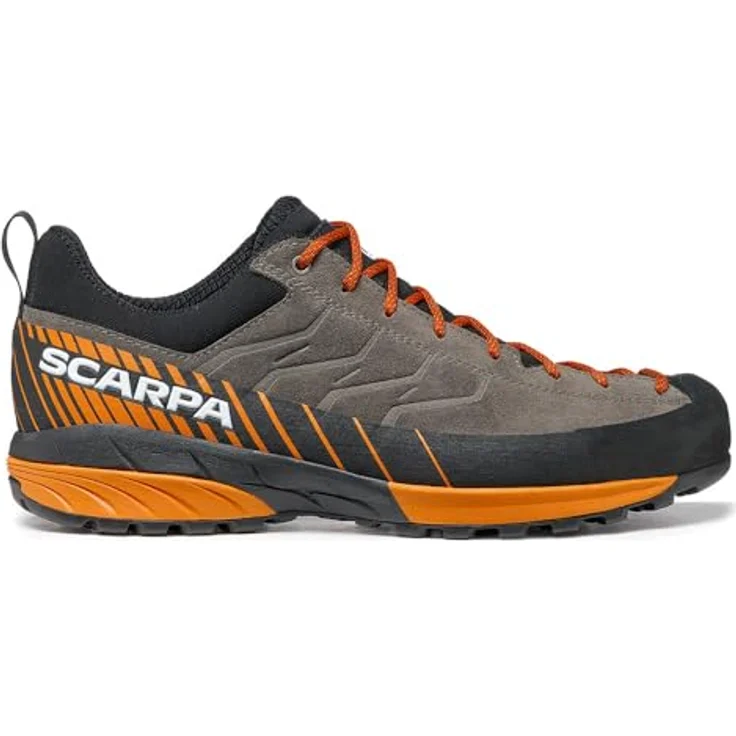 Scarpa Mescalito Titanium/Mango, Wanderschuhe für Herren, stabiler Halt und Geröllschutz, Größe 43 – Bild 1