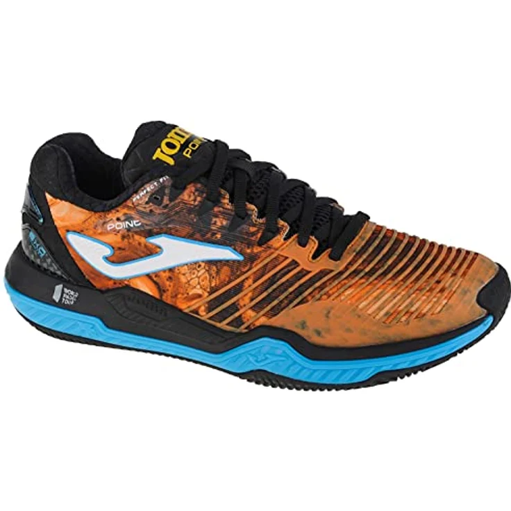 Joma T.Point Men 2251, Tennisschuhe mit Reactive Ball Technologie und atmungsaktivem Obermaterial, orange – Bild 1