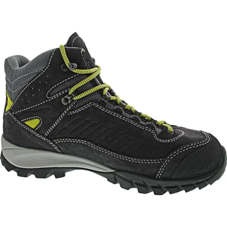 Meindl SALO MID GTX Herren Wanderschuhe, strapazierfähiges Leder, wasser- und winddichte GORE-TEX Membran, grau, Größe 42,5 – Bild 3