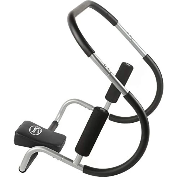 BODYCOACH Bauchmuskeltrainer AB Roller | Bauchtrainer & Rückentrainer mit Nackenstütze und Handgriffen | Stabiler Stahlrohrrahmen, gepolsterte Nackenstütze, weiche Handgriffe | Für effektives Bauchtraining und Muskelaufbau – Bild 1