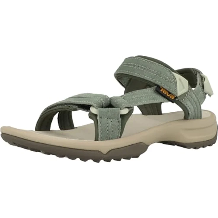 Teva Terra Fi Lite Suede Damen Trekkingsandale, wasserabweisend mit Gummi-Sohle und Klettverschluss – Bild 4