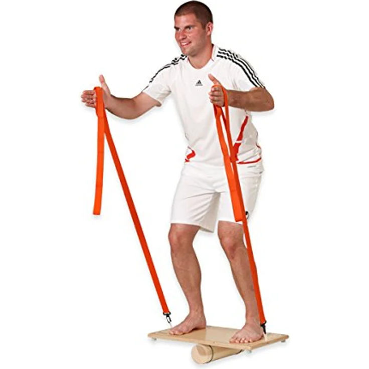 pedalo® Rola Bola Trainer Gleichgewicht Balance Board, Holz - Verbessert Koordination und Reaktionsfähigkeit, belastbar bis 120 kg – Bild 4