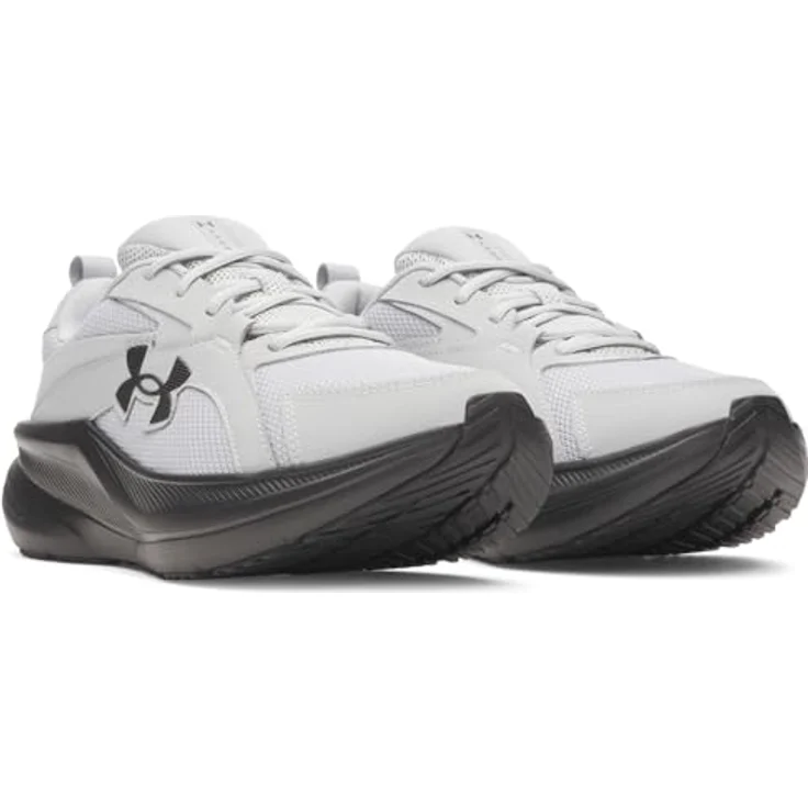 Under Armour Herren Charged Assert 11 Laufschuhe, Atmungsaktives Obermaterial, Komfortable Dämpfung, Grey, Größe 43 EU – Bild 2