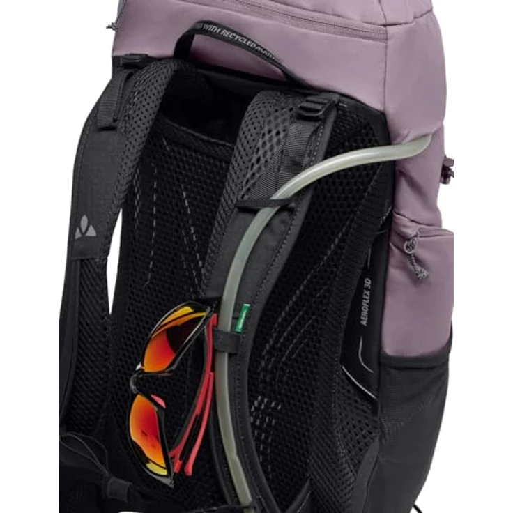 VAUDE Jura 24, Wanderrucksack mit 24L Volumen, belüftetem Netzrücken, ErgoShape-Schultergurten, Regenhülle & Trinksystem, ideal für Tagestouren – Bild 5