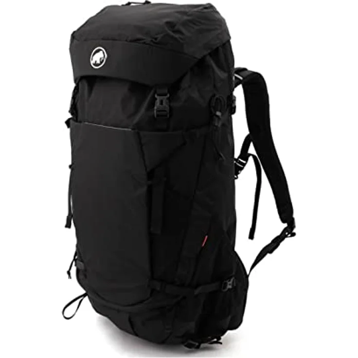 Mammut Lithium 50 Wanderrucksack schwarz 50L, Rückenlänge anpassbar, aus Recyclingmaterialien hergestellt, integrierte Regenhülle – Bild 1
