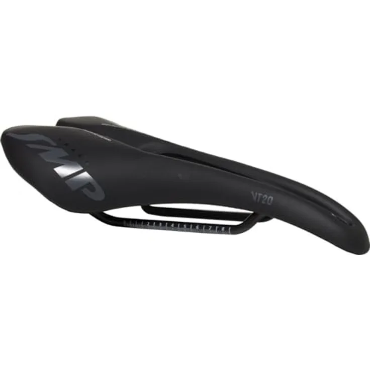 Selle Smp VT20, Velosattel mit ergonomischem Design, matt schwarzem Velours, 275 Gramm, für Rennrad und MTB