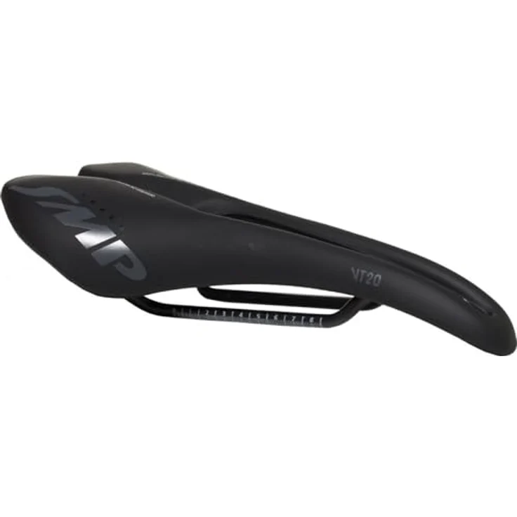 Selle Smp VT20, Velosattel mit ergonomischem Design, matt schwarzem Velours, 275 Gramm, für Rennrad und MTB – Bild 1