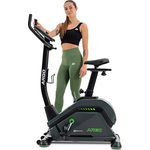 HS HOP-SPORT Ergometer HS-120H Argo - Heimtrainer Fahrrad mit Bluetooth & App Steuerung, 12 Trainingsprogramme, wattgesteuert, leise 10 kg Schwungmasse, 32 Bremsstufen, schwarz