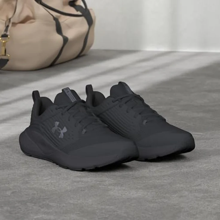 Under Armour Charged Commit TR 4, Herren Laufschuh mit dämpfender Sohle und Gummi-Profilsohle – Bild 6